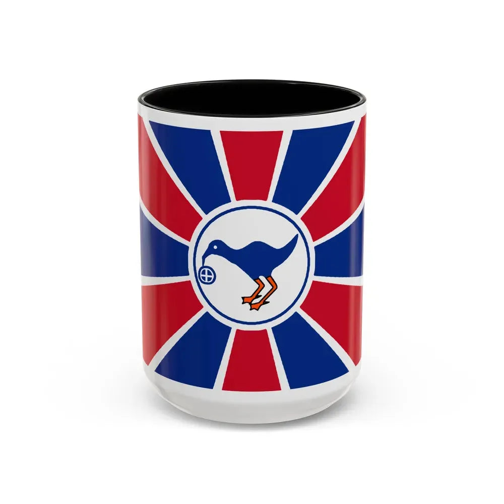 Flag of Melekeok Palau - Accent Coffee Mug 15oz Black - Go Mug Yourself
