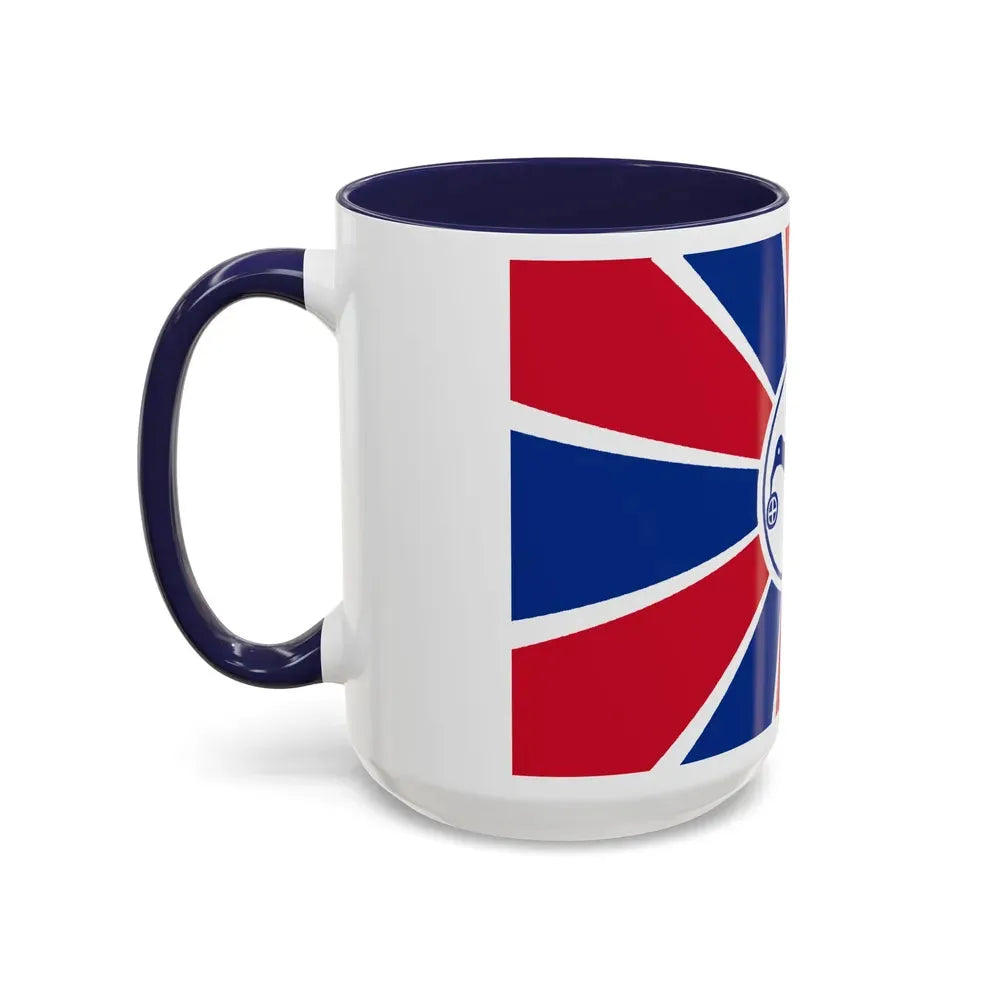 Flag of Melekeok Palau - Accent Coffee Mug - Go Mug Yourself