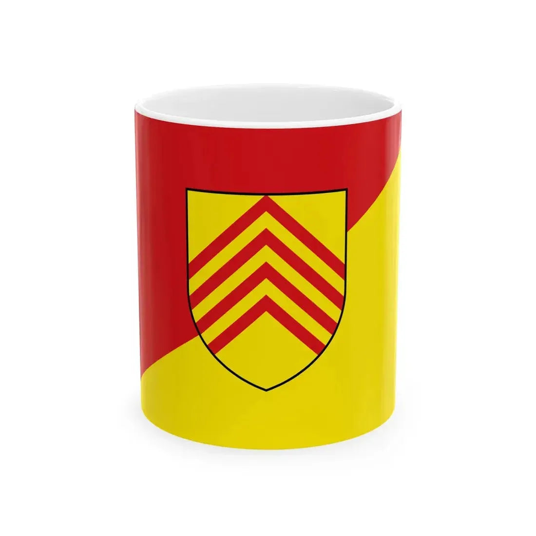 Flag of Melle (Belgium) White Coffee Mug 11oz - Go Mug Yourself