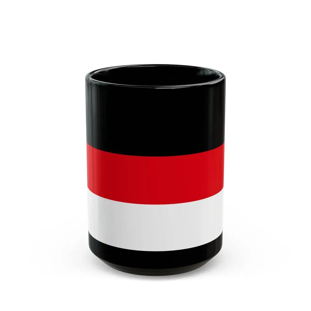 Flag of Memmingen Germany - Black Coffee Mug 15oz - Go Mug Yourself