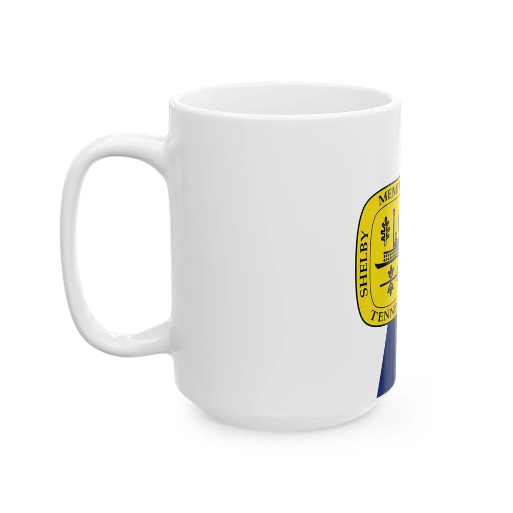 Flag of Memphis Tennessee (United States) White Coffee Mug - Go Mug Yourself