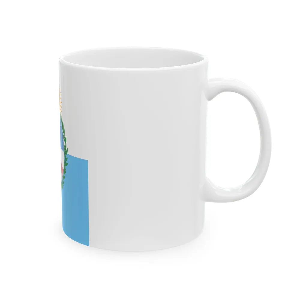 Flag of Mendoza Province Provinces of Argentina (Argentina) White Coffee Mug - Go Mug Yourself