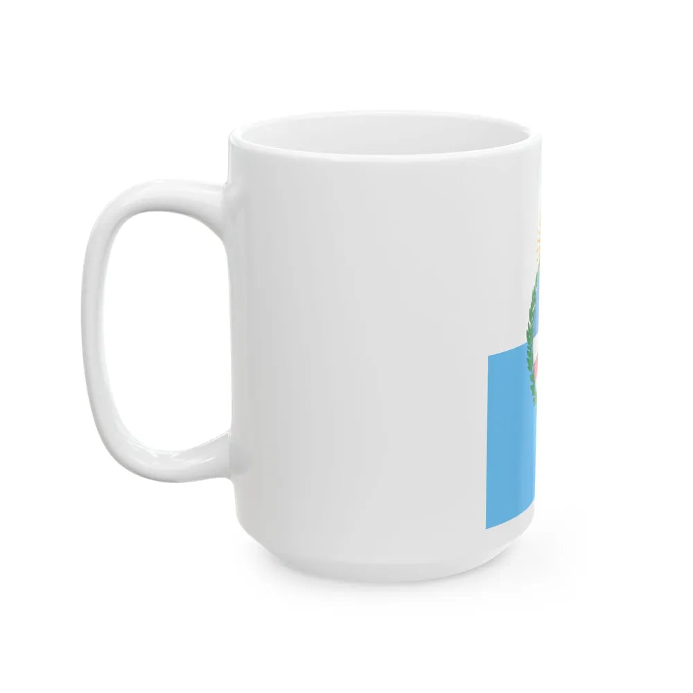 Flag of Mendoza Province Provinces of Argentina (Argentina) White Coffee Mug - Go Mug Yourself