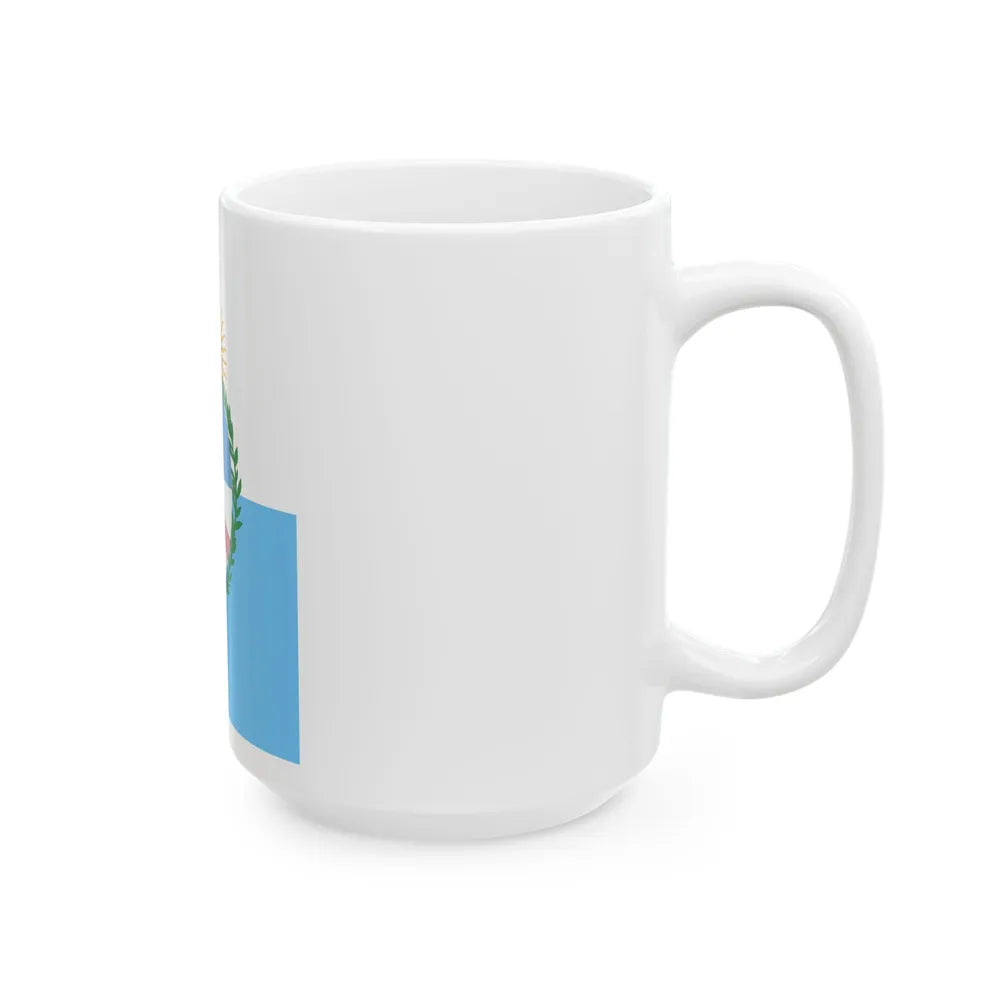 Flag of Mendoza Province Provinces of Argentina (Argentina) White Coffee Mug - Go Mug Yourself