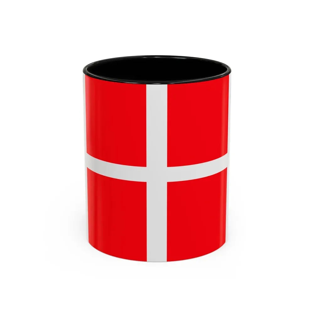 Flag of Mendrisio Switzerland - Accent Coffee Mug 11oz Black - Go Mug Yourself