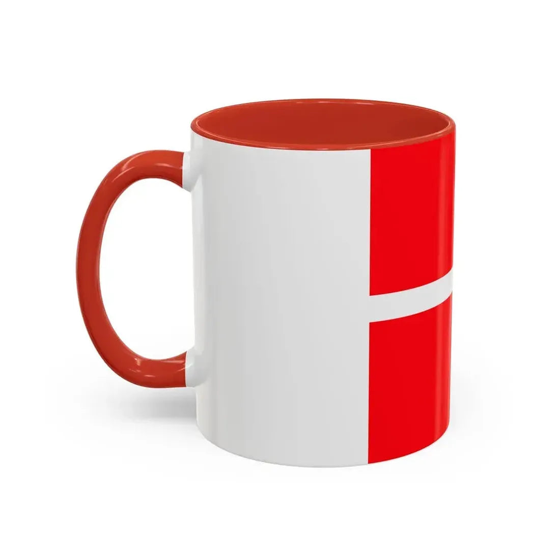 Flag of Mendrisio Switzerland - Accent Coffee Mug - Go Mug Yourself