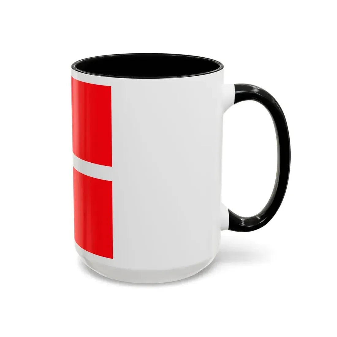 Flag of Mendrisio Switzerland - Accent Coffee Mug - Go Mug Yourself
