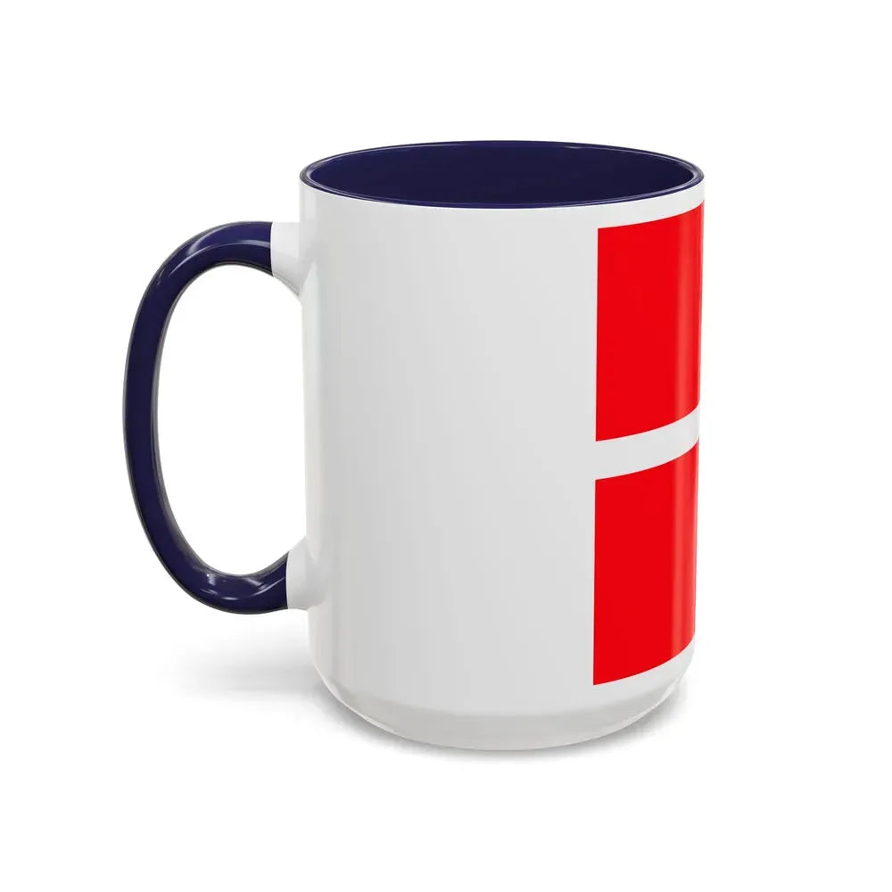 Flag of Mendrisio Switzerland - Accent Coffee Mug - Go Mug Yourself