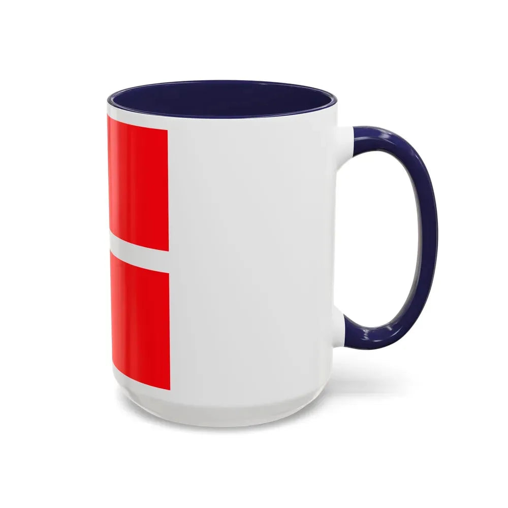 Flag of Mendrisio Switzerland - Accent Coffee Mug - Go Mug Yourself
