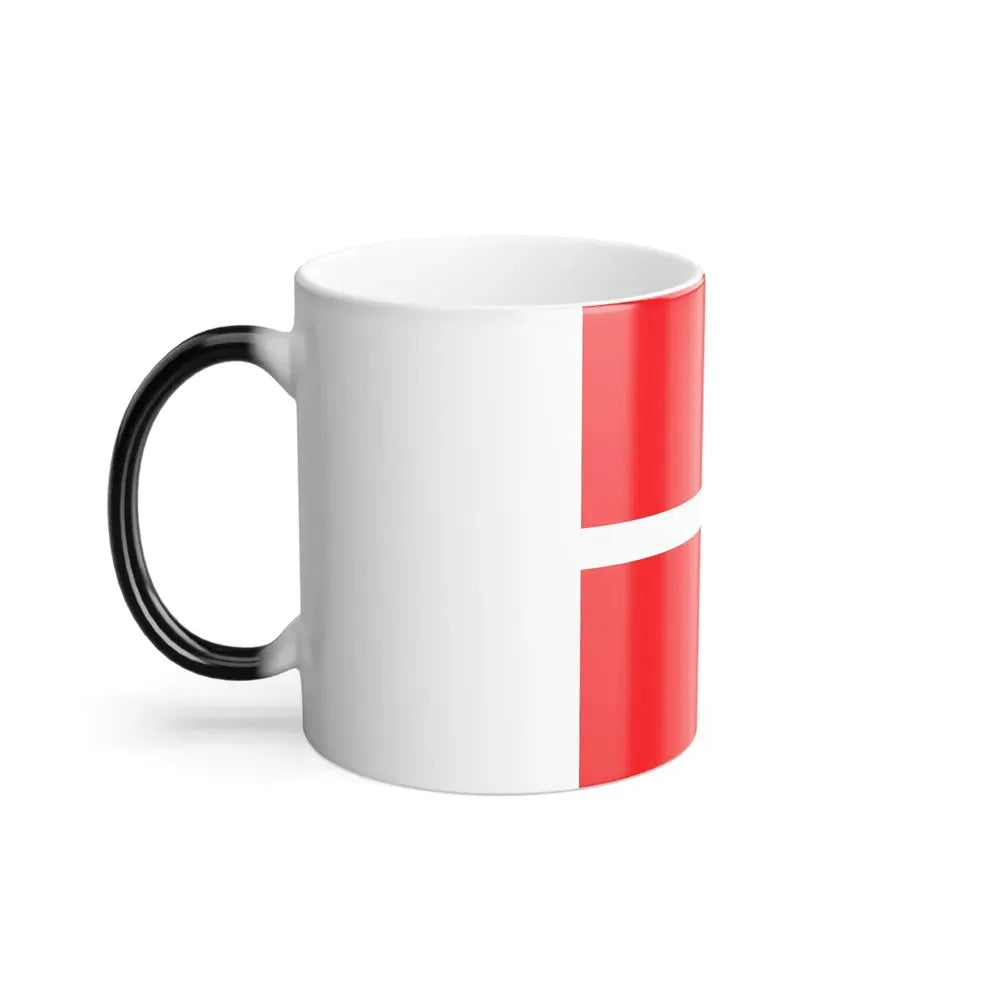 Flag of Mendrisio Switzerland - Color Changing Coffee Mug - Go Mug Yourself
