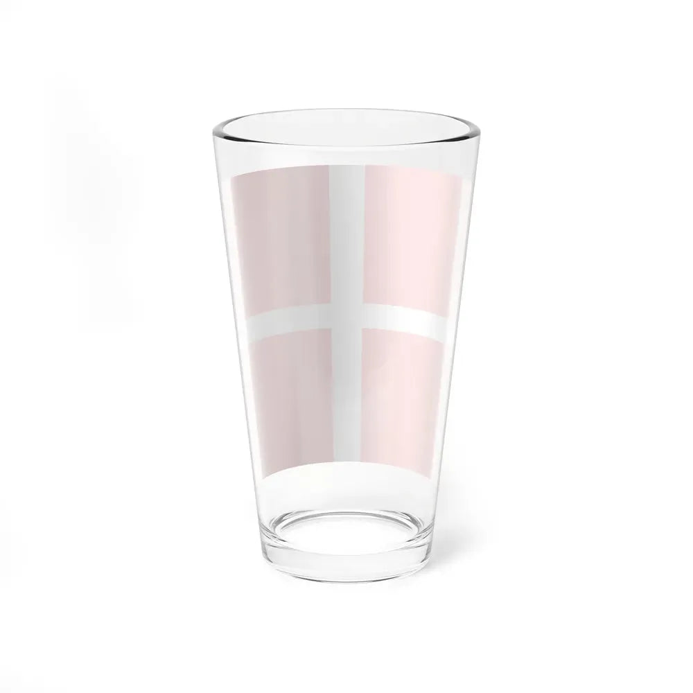 Flag of Mendrisio Switzerland - Pint Glass 16oz - Go Mug Yourself