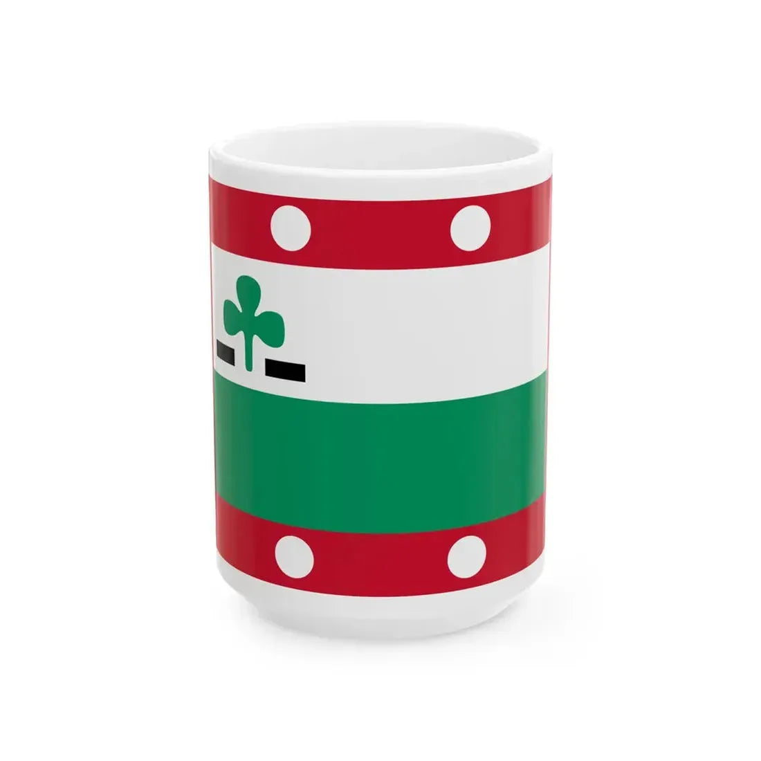 Flag of Meppel (Netherlands) White Coffee Mug 15oz - Go Mug Yourself