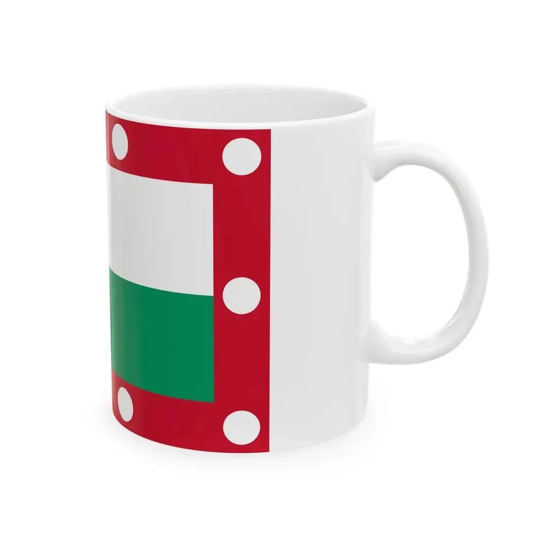 Flag of Meppel (Netherlands) White Coffee Mug - Go Mug Yourself