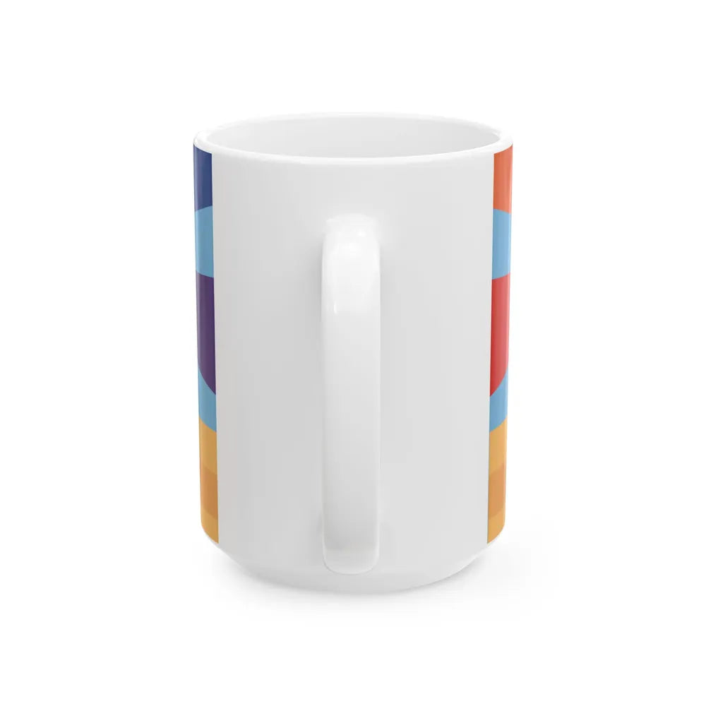 Flag of Mercer County Ohio (United States) White Coffee Mug - Go Mug Yourself