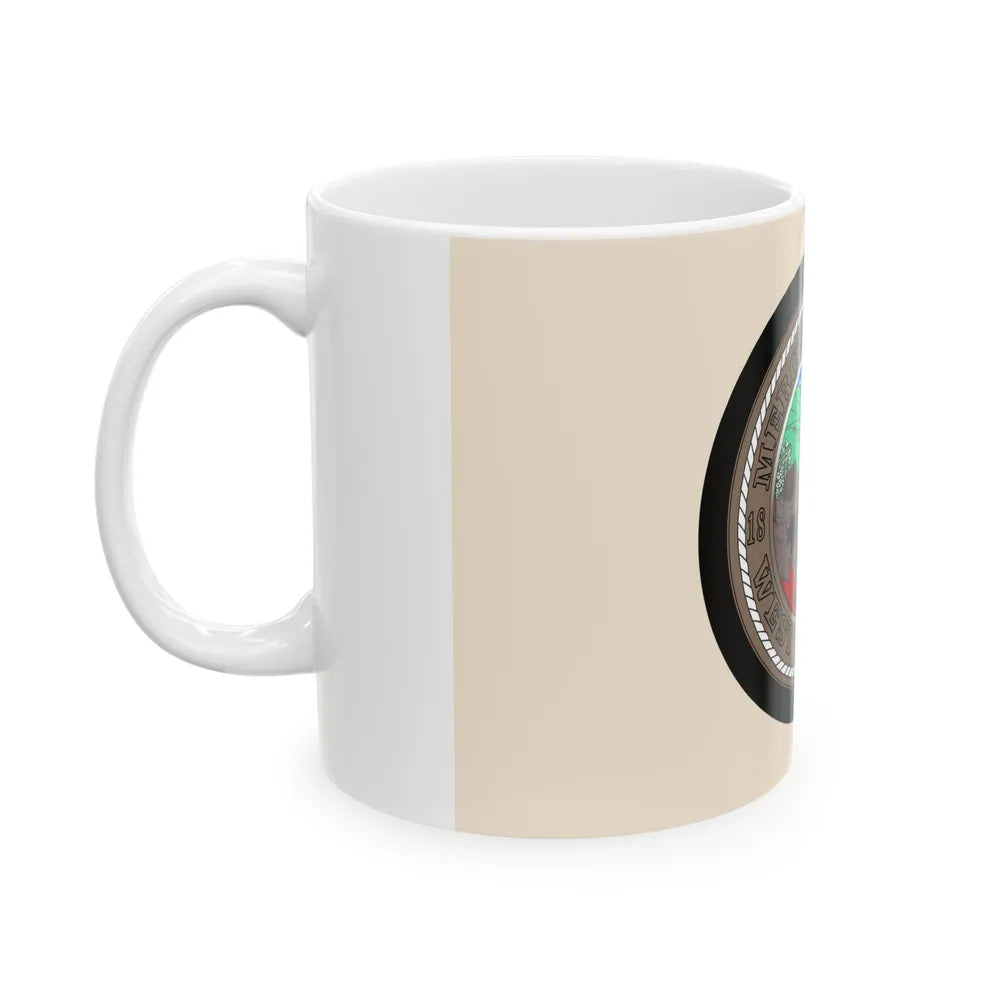 Flag of Mercer County West Virginia (United States) White Coffee Mug - Go Mug Yourself