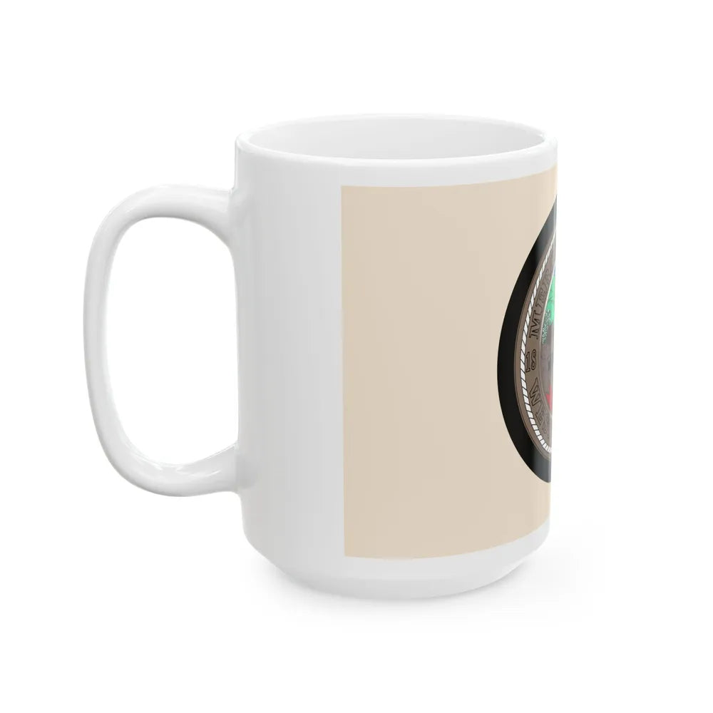 Flag of Mercer County West Virginia (United States) White Coffee Mug - Go Mug Yourself