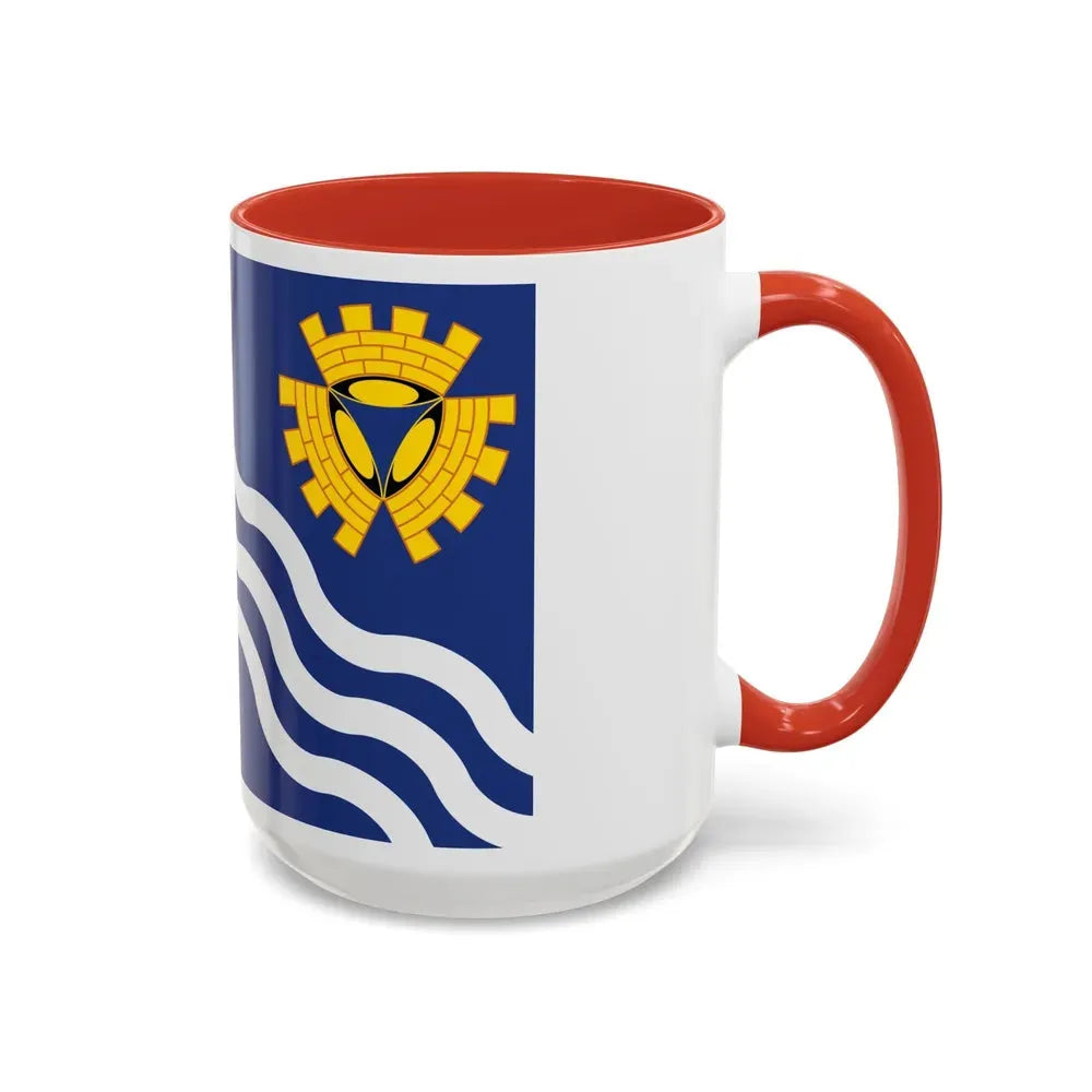 Flag of Merseyside UK - Accent Coffee Mug - Go Mug Yourself
