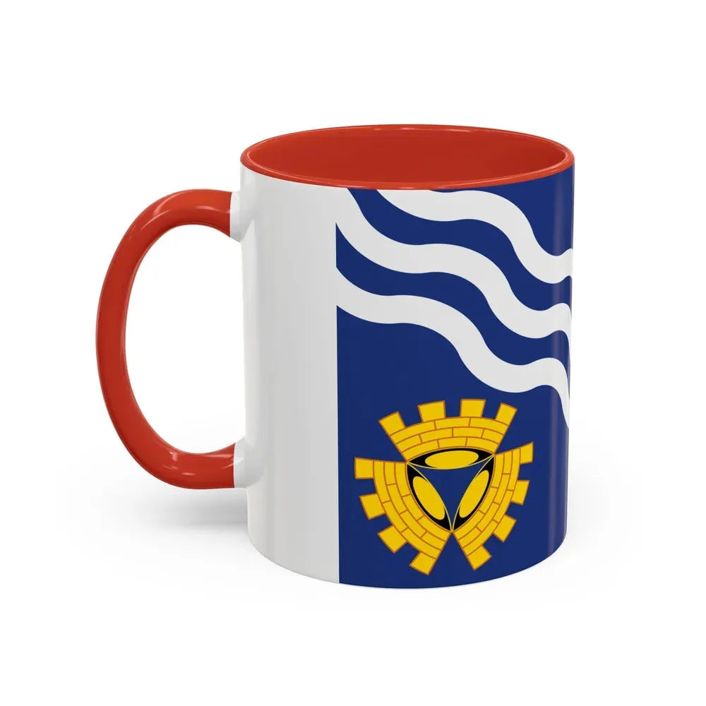 Flag of Merseyside UK - Accent Coffee Mug - Go Mug Yourself