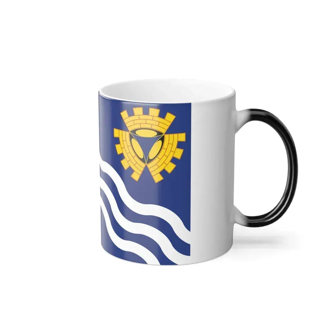 Flag of Merseyside UK - Color Changing Coffee Mug - Go Mug Yourself