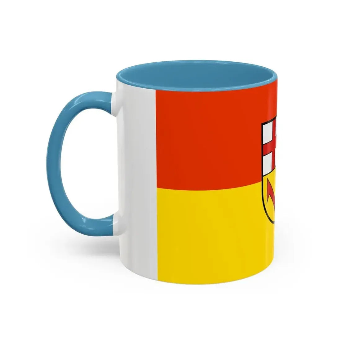 Flag of Merzig Wadern Germany - Accent Coffee Mug - Go Mug Yourself