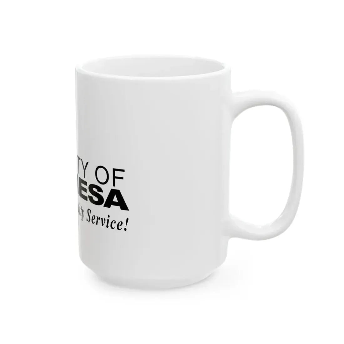 Flag of Mesa Arizona 2005 (United States) White Coffee Mug - Go Mug Yourself