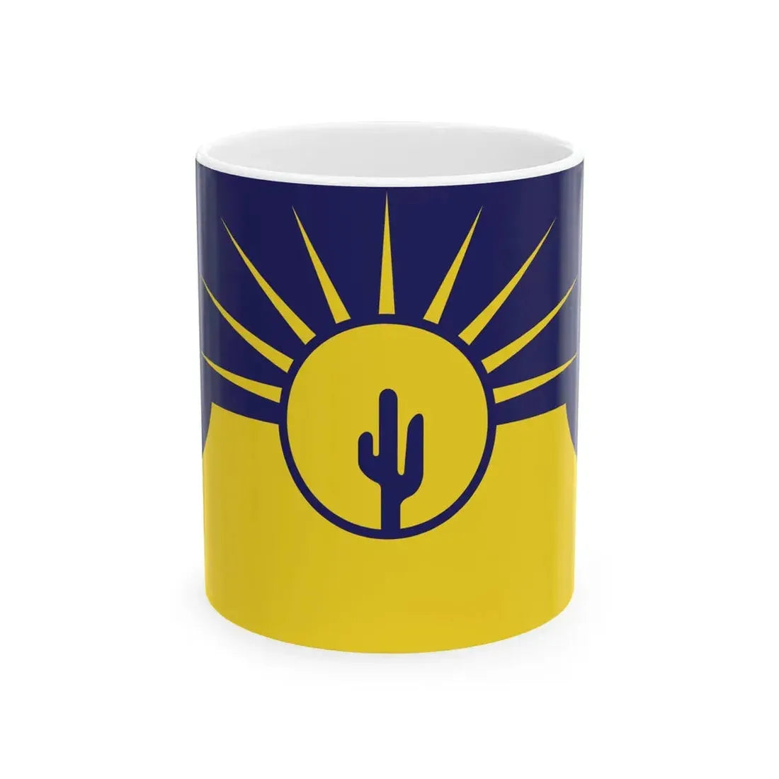 Flag of Mesa Arizona (United States) White Coffee Mug 11oz - Go Mug Yourself