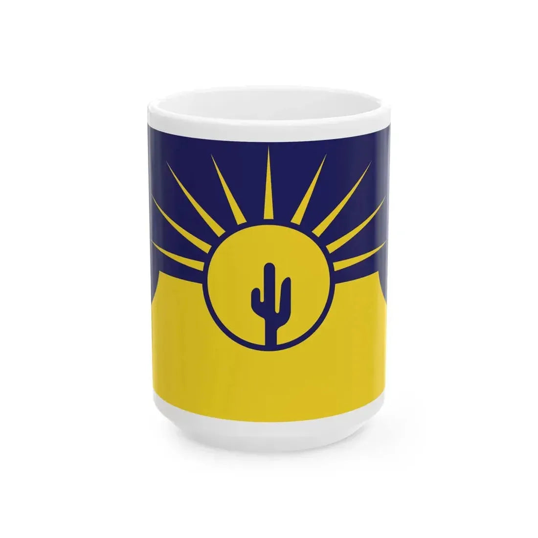 Flag of Mesa Arizona (United States) White Coffee Mug 15oz - Go Mug Yourself