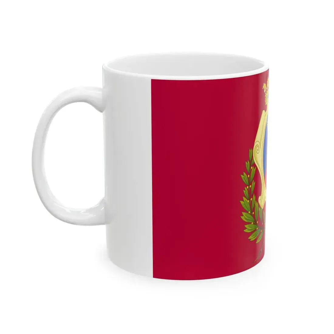 Flag of Mesola (Italy) White Coffee Mug - Go Mug Yourself