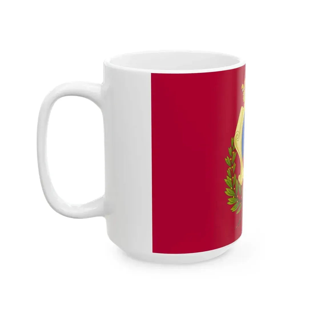 Flag of Mesola (Italy) White Coffee Mug - Go Mug Yourself
