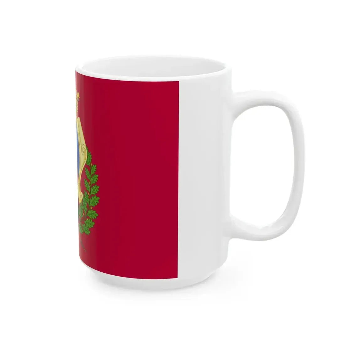 Flag of Mesola (Italy) White Coffee Mug - Go Mug Yourself