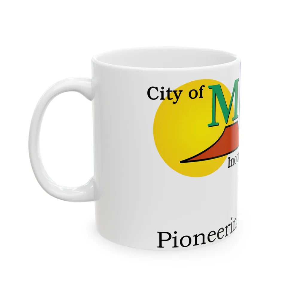 Flag of Mesquite Nevada (United States) White Coffee Mug - Go Mug Yourself