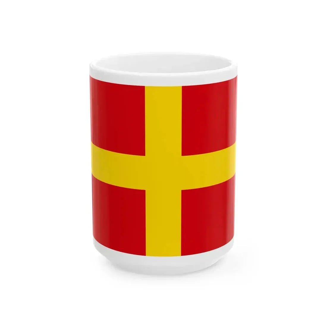 Flag of Messina (Italy) White Coffee Mug 15oz - Go Mug Yourself