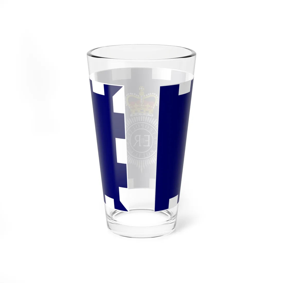 Flag of Metropolitan Police (United Kingdom) Pint Glass 16oz - Go Mug Yourself