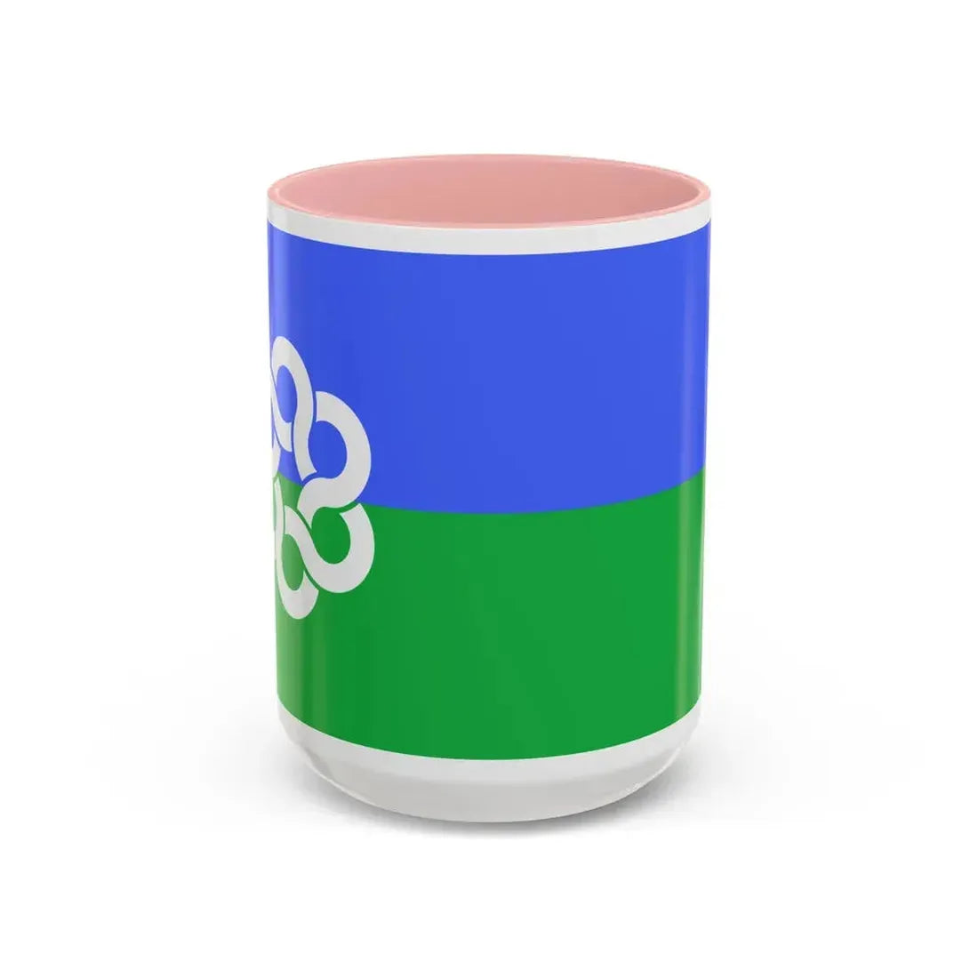 Flag of Metropolitan Toronto Canada - Accent Coffee Mug 15oz Pink - Go Mug Yourself