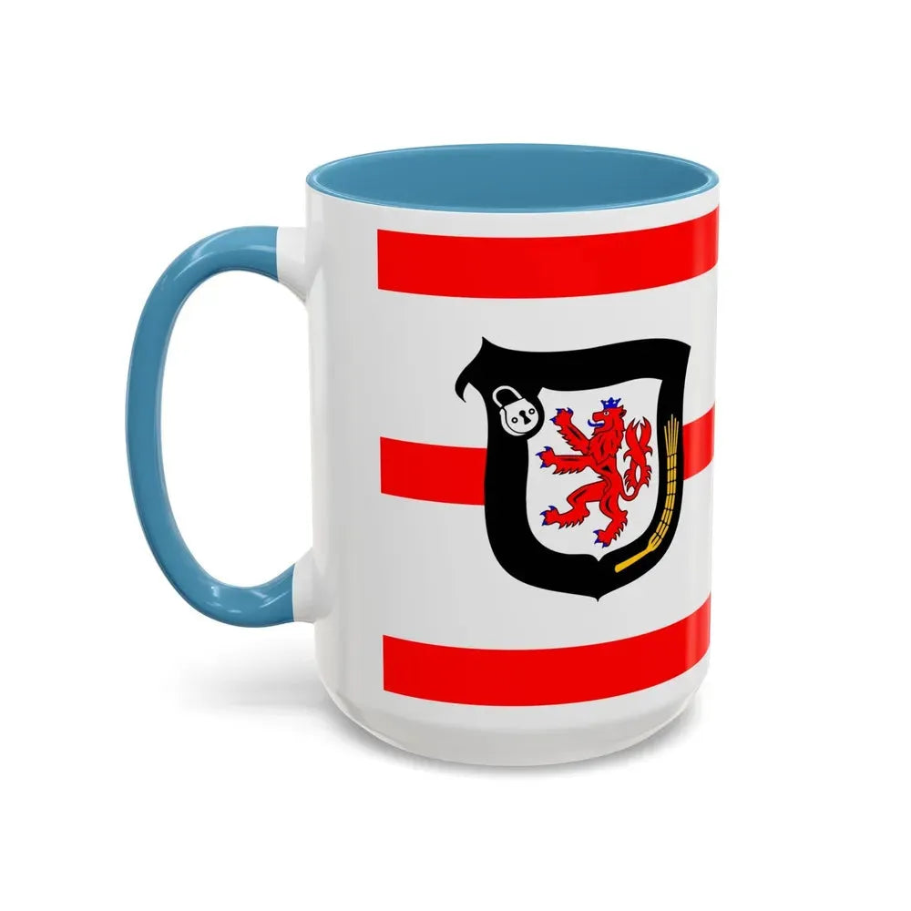 Flag of Mettmann Germany - Accent Coffee Mug - Go Mug Yourself
