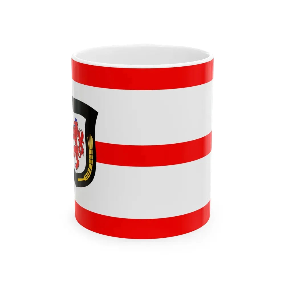 Flag of Mettmann Germany - White Coffee Mug 11oz - Go Mug Yourself