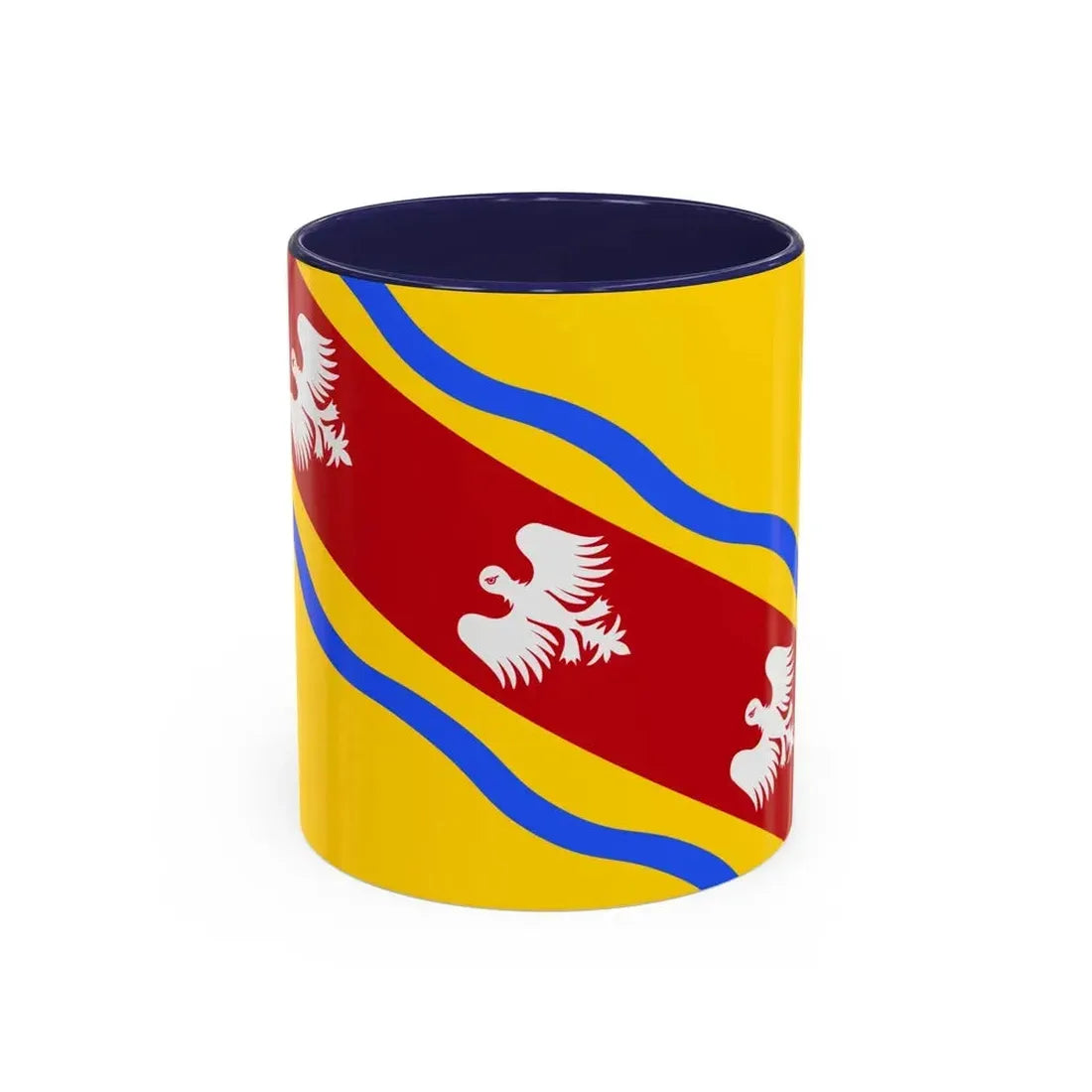 Flag of Meurthe et Moselle France - Accent Coffee Mug 11oz Navy - Go Mug Yourself