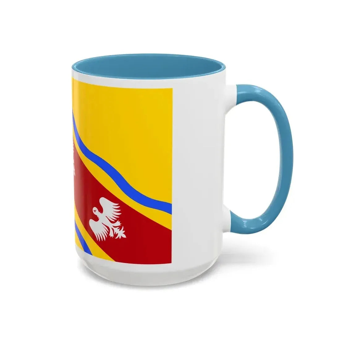 Flag of Meurthe et Moselle France - Accent Coffee Mug - Go Mug Yourself