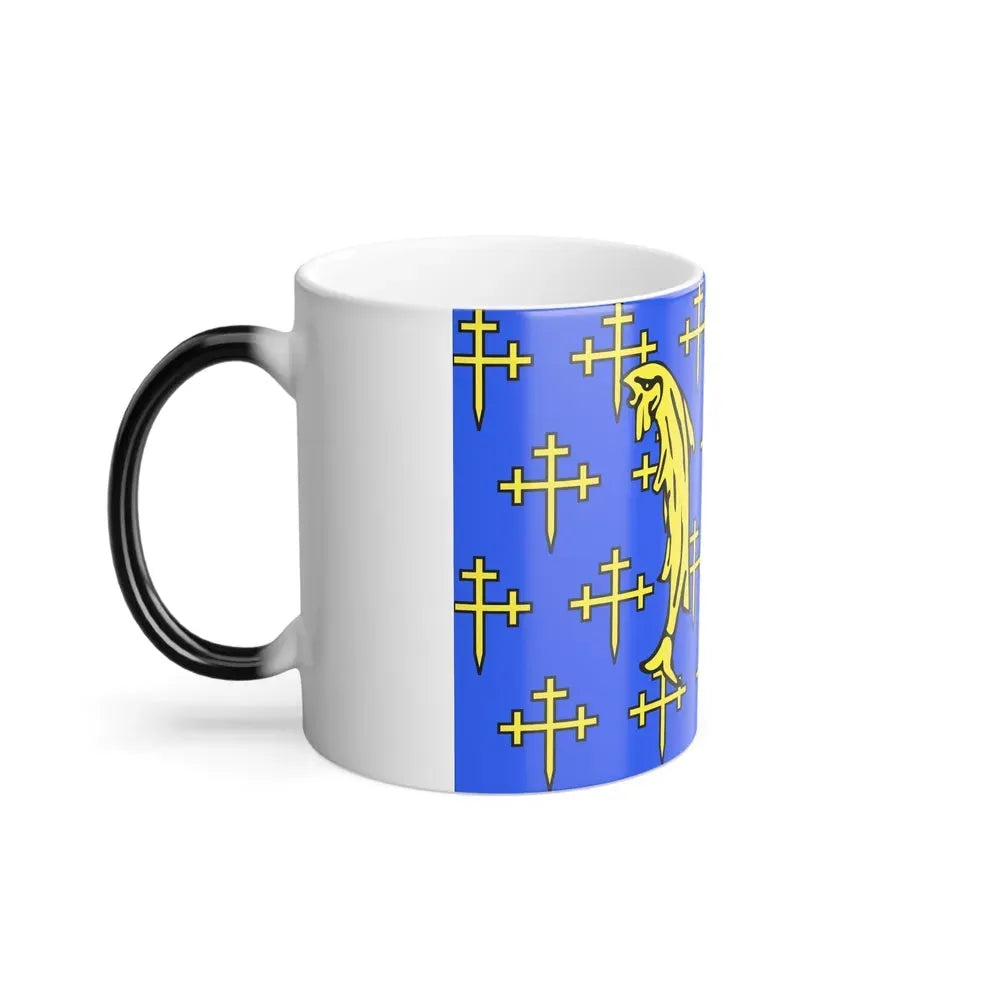 Flag of Meuse France 2 - Color Changing Coffee Mug - Go Mug Yourself