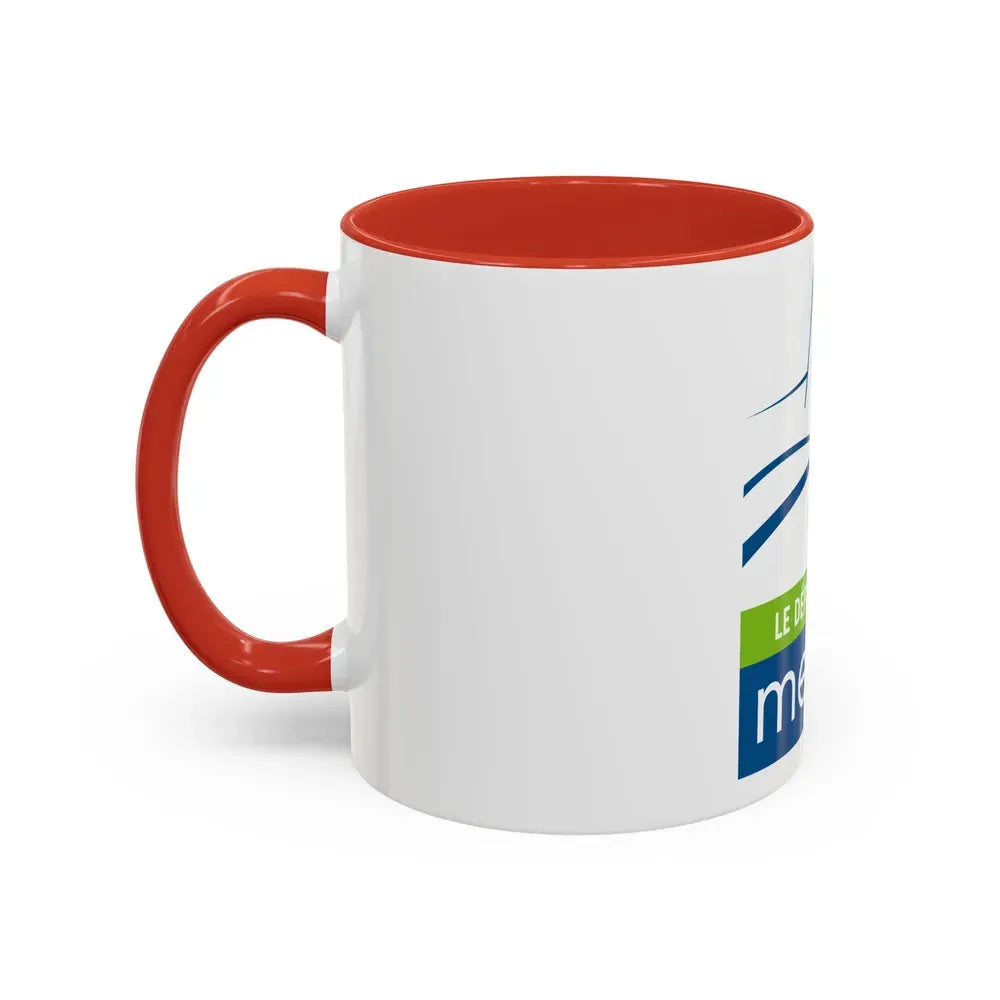 Flag of Meuse France - Accent Coffee Mug - Go Mug Yourself