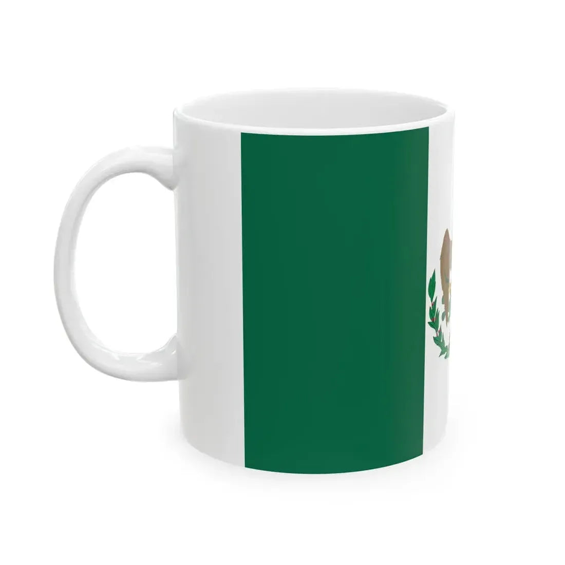 Flag of Mexico 1823-1864 1867-1893 (Mexico) White Coffee Mug - Go Mug Yourself