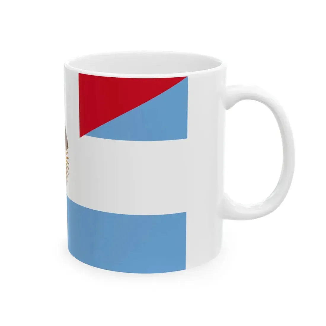 Flag of Mexico and Argentina (Mexico) White Coffee Mug - Go Mug Yourself