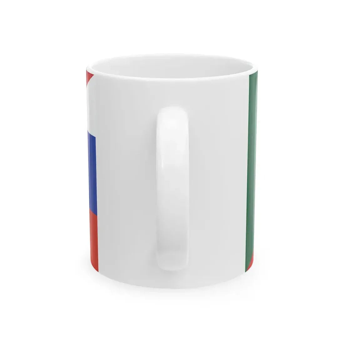 Flag of Mexico and Russia (Mexico) White Coffee Mug - Go Mug Yourself