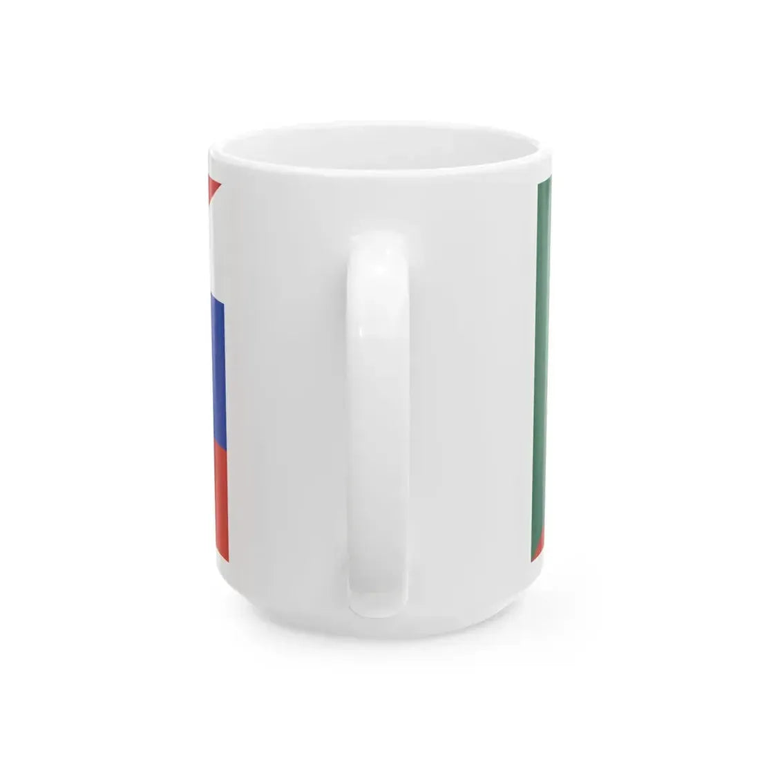 Flag of Mexico and Russia (Mexico) White Coffee Mug - Go Mug Yourself