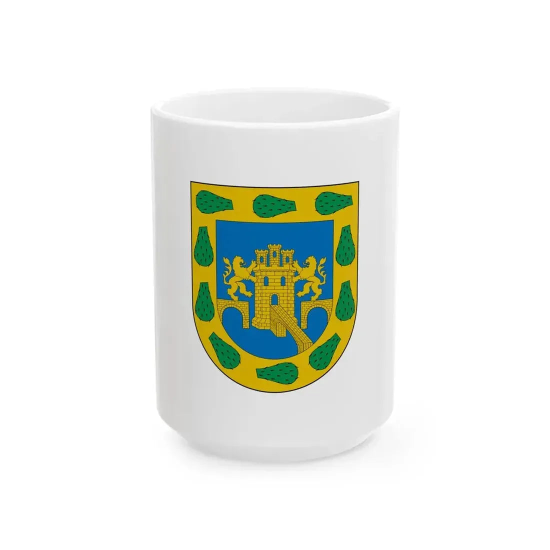 Flag of Mexico City variant (Mexico) White Coffee Mug 15oz - Go Mug Yourself