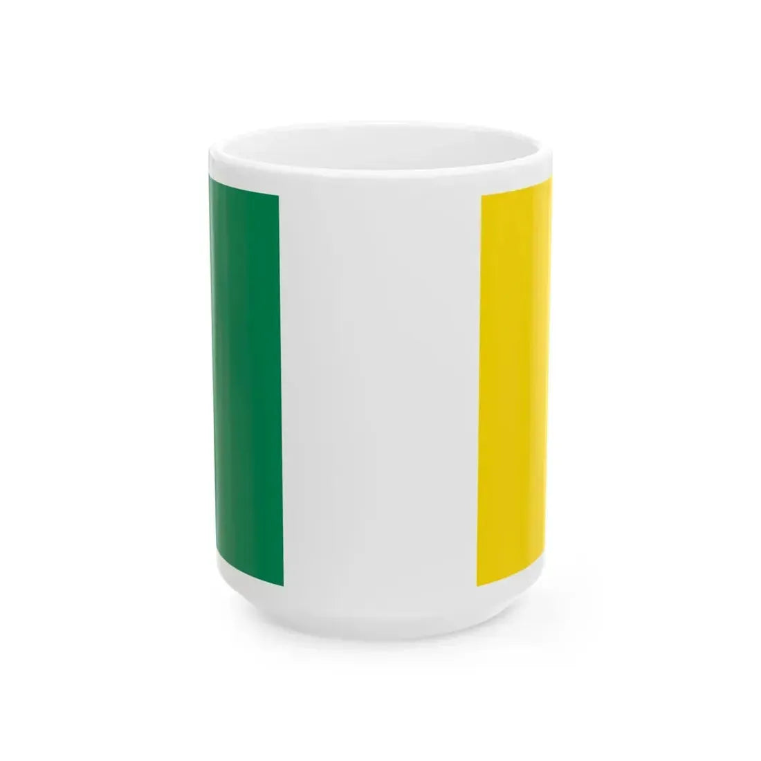 Flag of Mezzocorona without CoA (Italy) White Coffee Mug 15oz - Go Mug Yourself