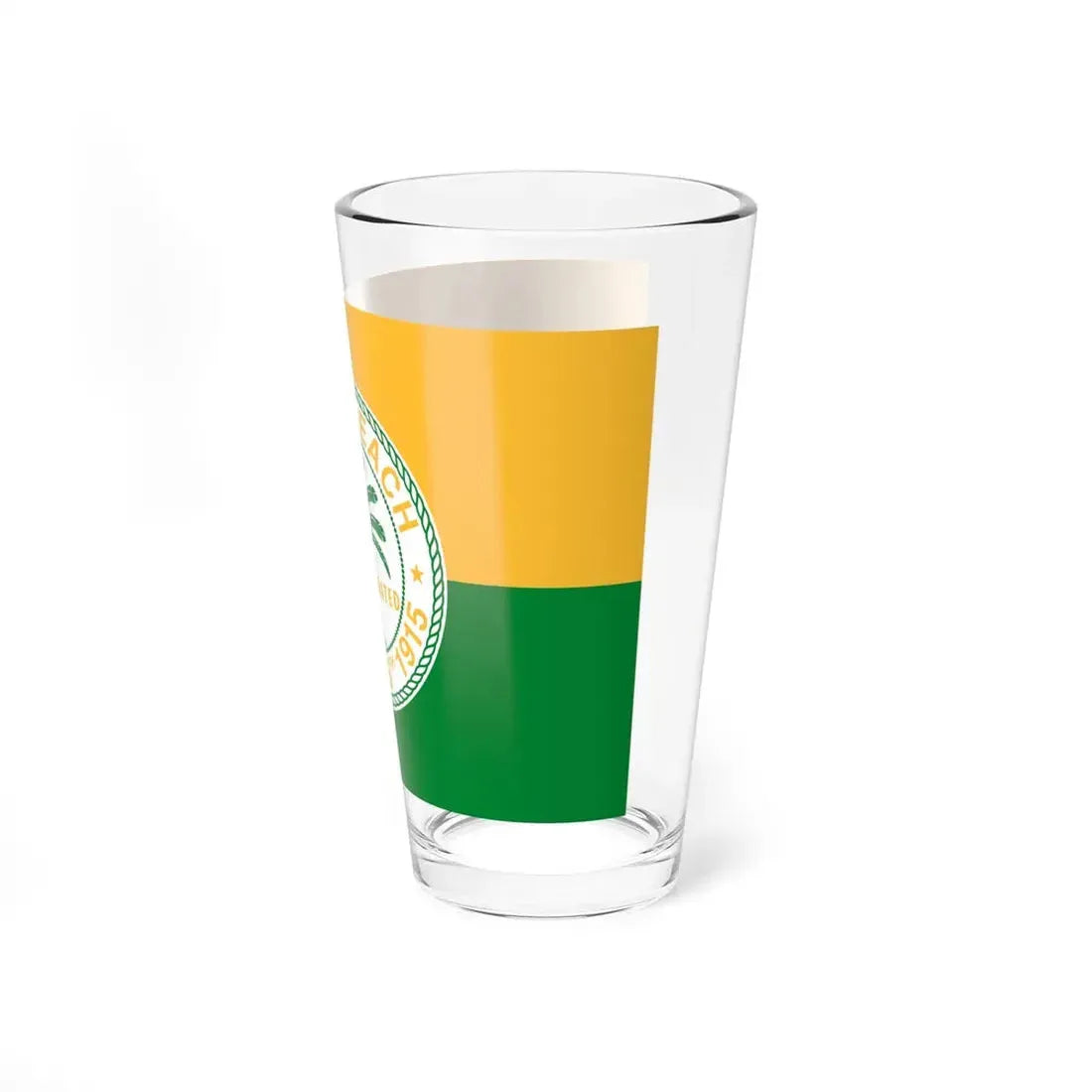 Flag of Miami Beach Florida (United States) Pint Glass 16oz - Go Mug Yourself