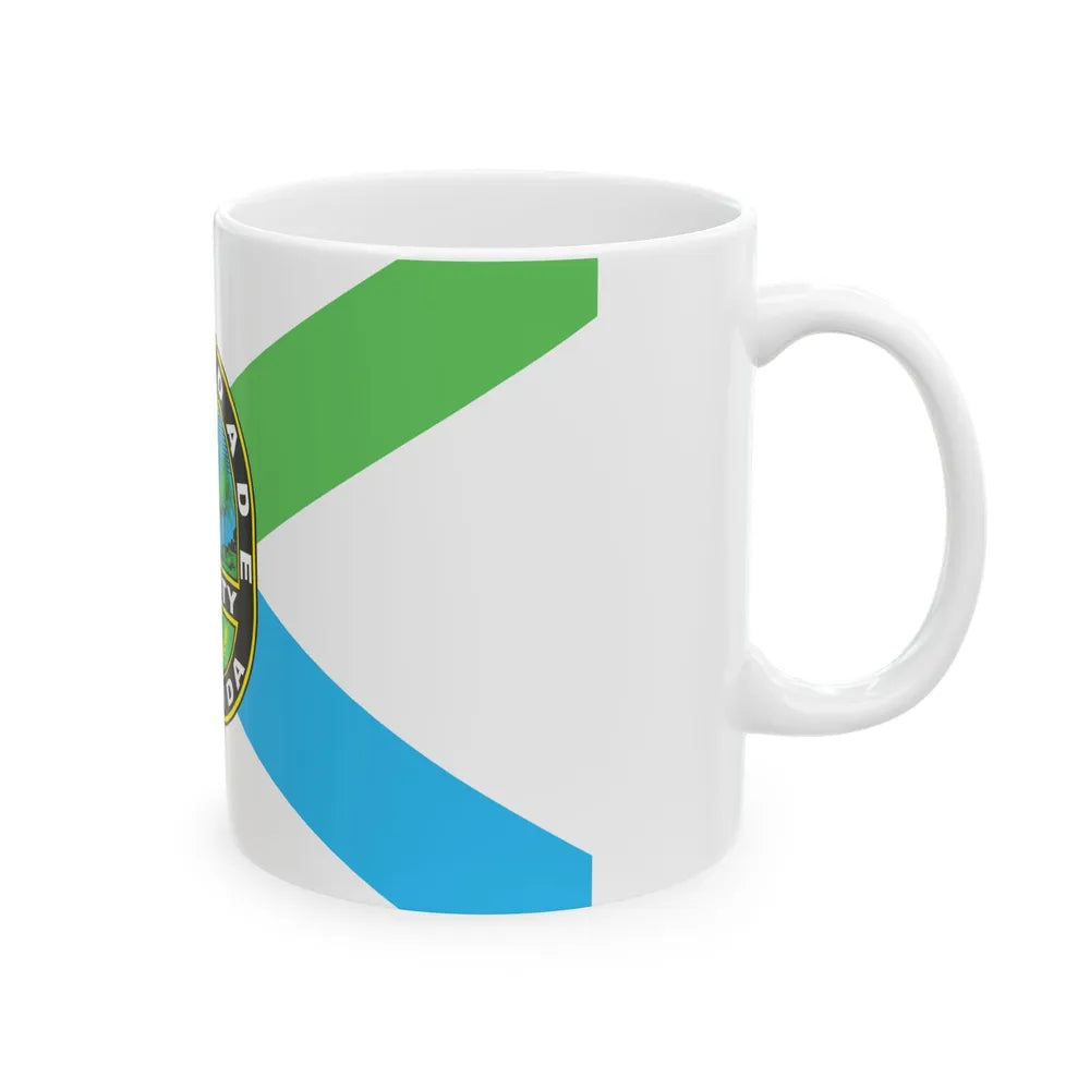 Flag of Miami-Dade County Florida (United States) White Coffee Mug - Go Mug Yourself
