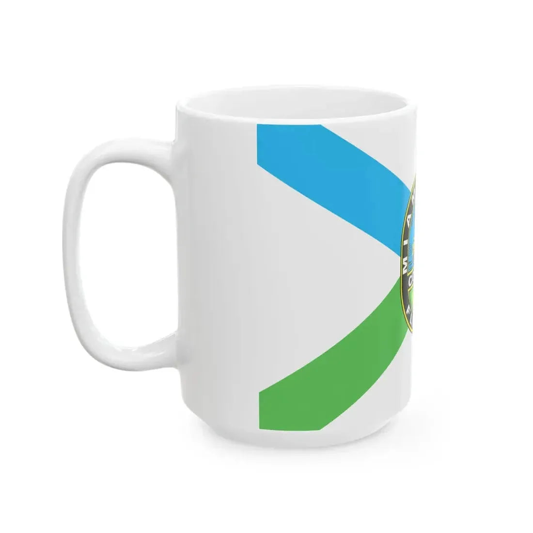 Flag of Miami-Dade County Florida (United States) White Coffee Mug - Go Mug Yourself