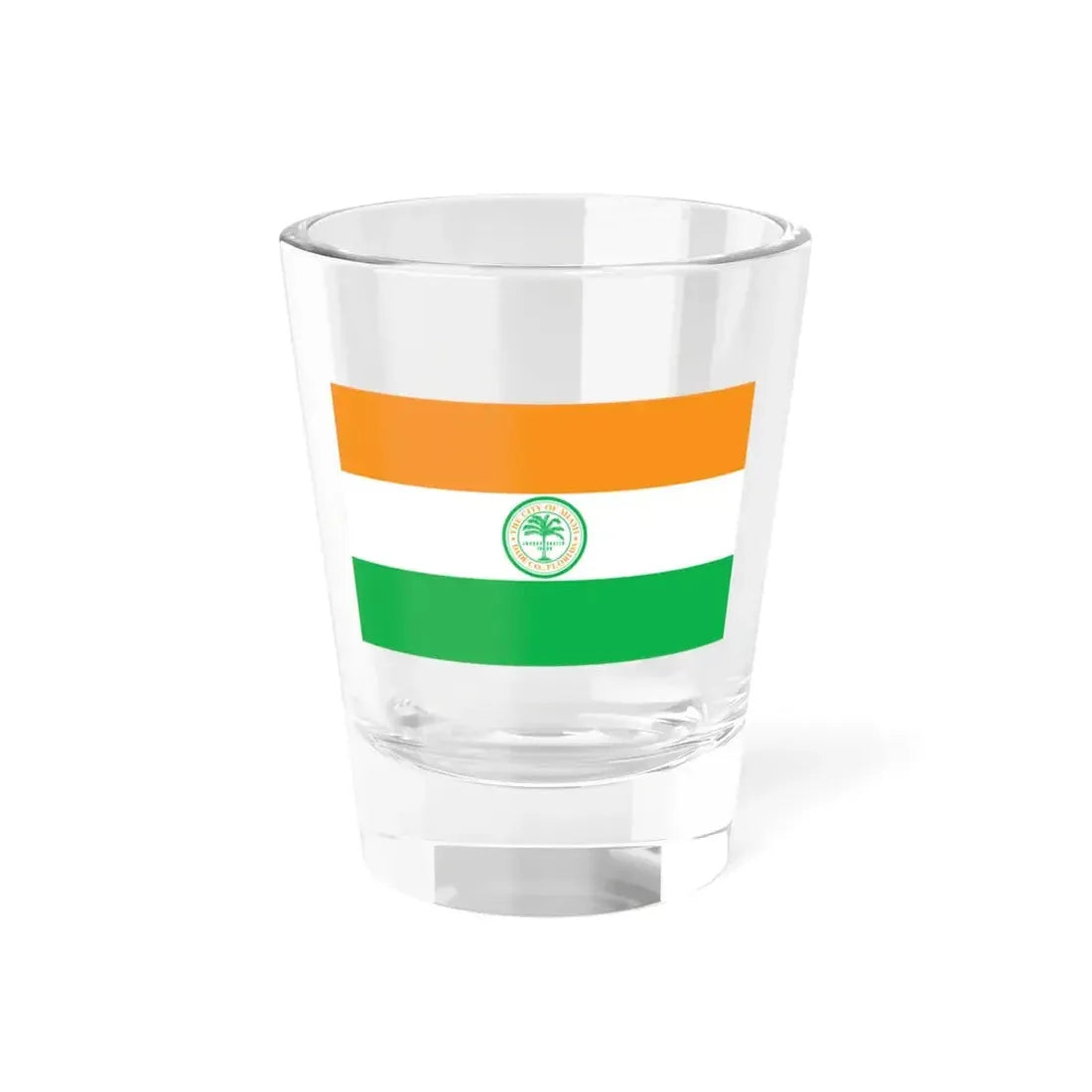 Flag of Miami Florida (United States) Shot Glass 1.5oz 1.5oz - Go Mug Yourself